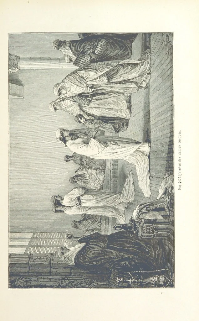 An illustration from Les Races Humaines ... Ouvrage illustré de 334 gravures dessinées sur bois, et de 8 chromo-lithographies, etc, 1872, leaf 293