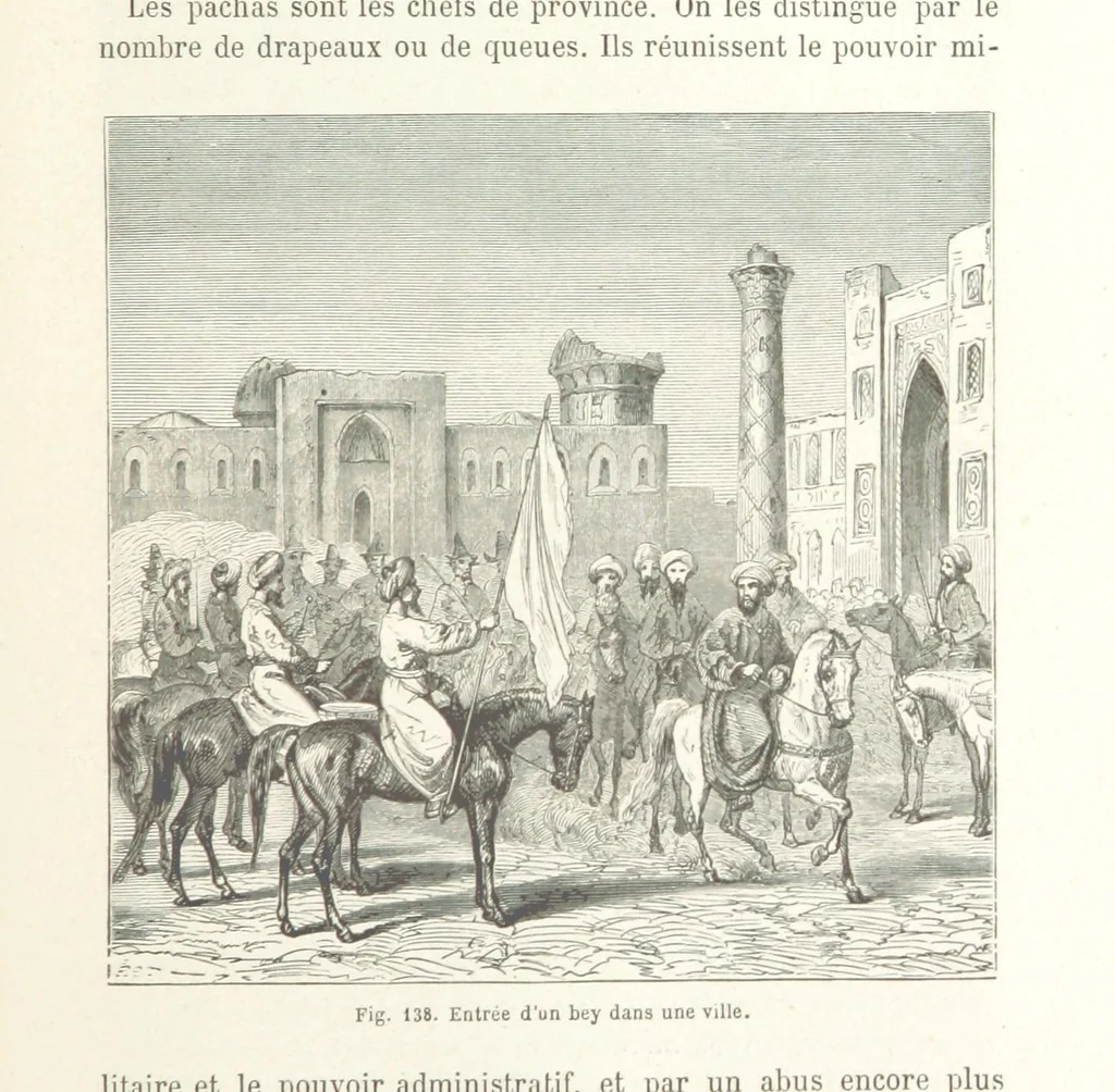 An illustration from Les Races Humaines ... Ouvrage illustré de 334 gravures dessinées sur bois, et de 8 chromo-lithographies, etc, 1872, leaf 295