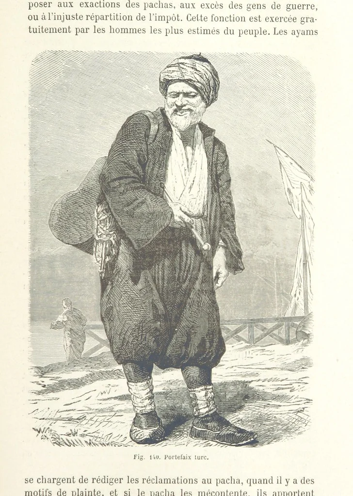 An illustration from Les Races Humaines ... Ouvrage illustré de 334 gravures dessinées sur bois, et de 8 chromo-lithographies, etc, 1872, leaf 299