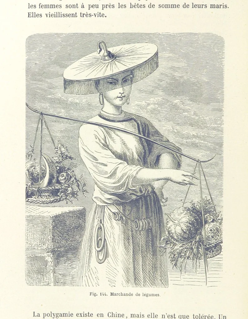 An illustration from Les Races Humaines ... Ouvrage illustré de 334 gravures dessinées sur bois, et de 8 chromo-lithographies, etc, 1872, leaf 310