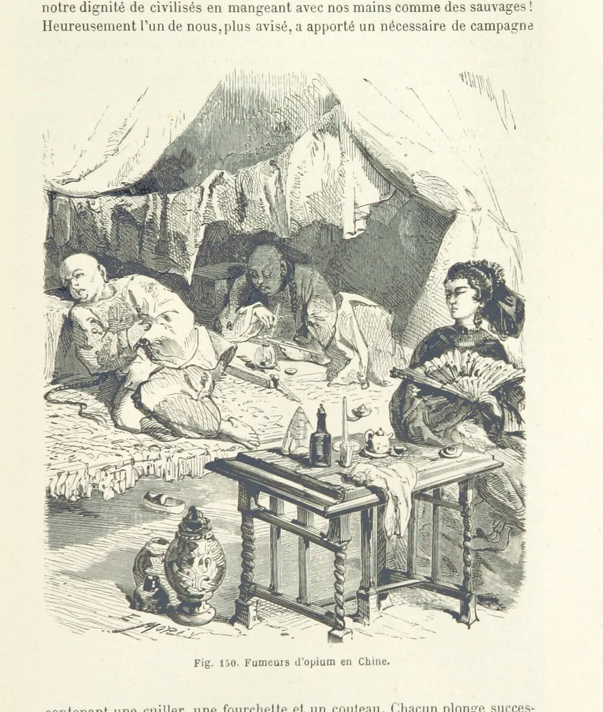 An illustration from Les Races Humaines ... Ouvrage illustré de 334 gravures dessinées sur bois, et de 8 chromo-lithographies, etc, 1872, leaf 319