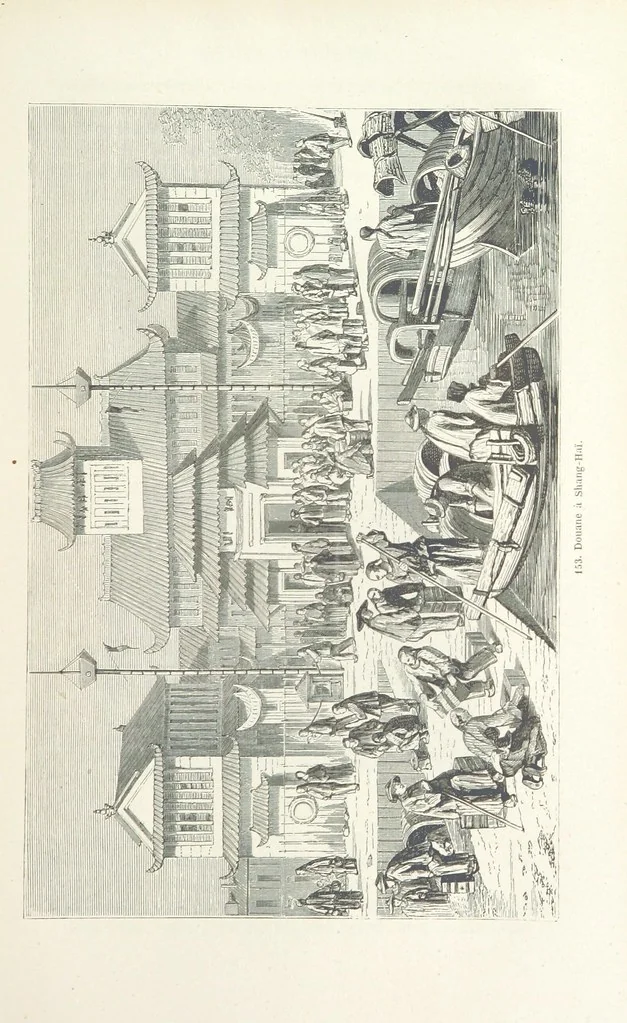 An illustration from Les Races Humaines ... Ouvrage illustré de 334 gravures dessinées sur bois, et de 8 chromo-lithographies, etc, 1872, leaf 329