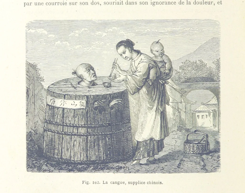 An illustration from Les Races Humaines ... Ouvrage illustré de 334 gravures dessinées sur bois, et de 8 chromo-lithographies, etc, 1872, leaf 346