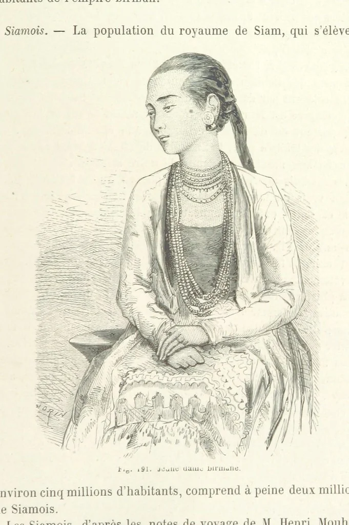 An illustration from Les Races Humaines ... Ouvrage illustré de 334 gravures dessinées sur bois, et de 8 chromo-lithographies, etc, 1872, leaf 383
