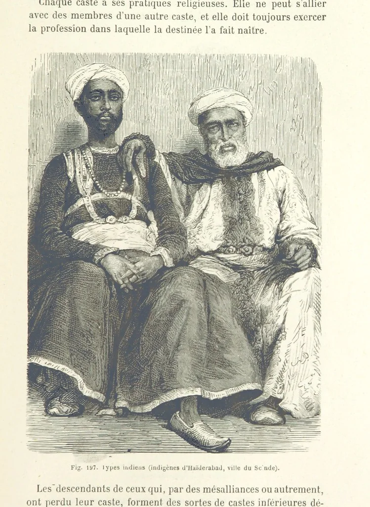An illustration from Les Races Humaines ... Ouvrage illustré de 334 gravures dessinées sur bois, et de 8 chromo-lithographies, etc, 1872, leaf 399