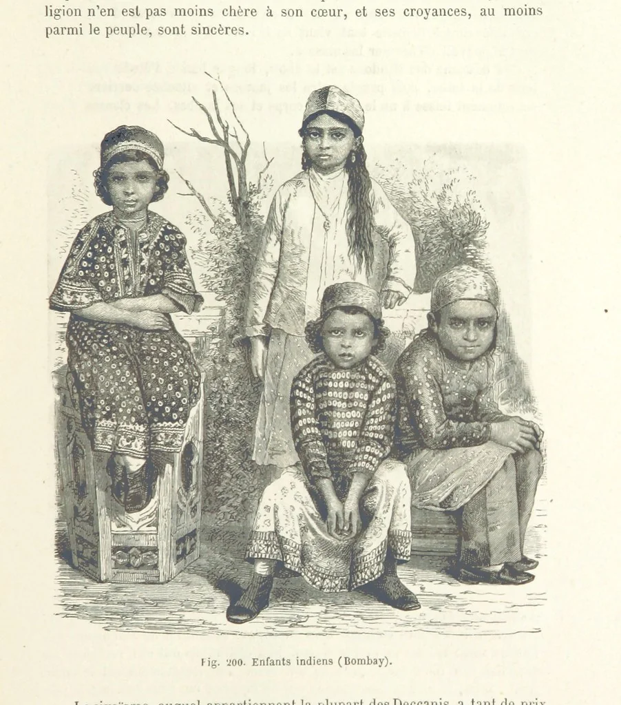 An illustration from Les Races Humaines ... Ouvrage illustré de 334 gravures dessinées sur bois, et de 8 chromo-lithographies, etc, 1872, leaf 403