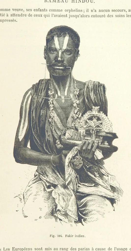 An illustration from Les Races Humaines ... Ouvrage illustré de 334 gravures dessinées sur bois, et de 8 chromo-lithographies, etc, 1872, leaf 409