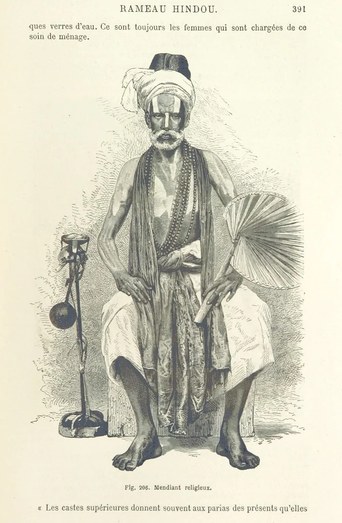 An illustration from Les Races Humaines ... Ouvrage illustré de 334 gravures dessinées sur bois, et de 8 chromo-lithographies, etc, 1872, leaf 411