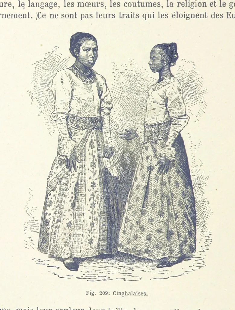 An illustration from Les Races Humaines ... Ouvrage illustré de 334 gravures dessinées sur bois, et de 8 chromo-lithographies, etc, 1872, leaf 414