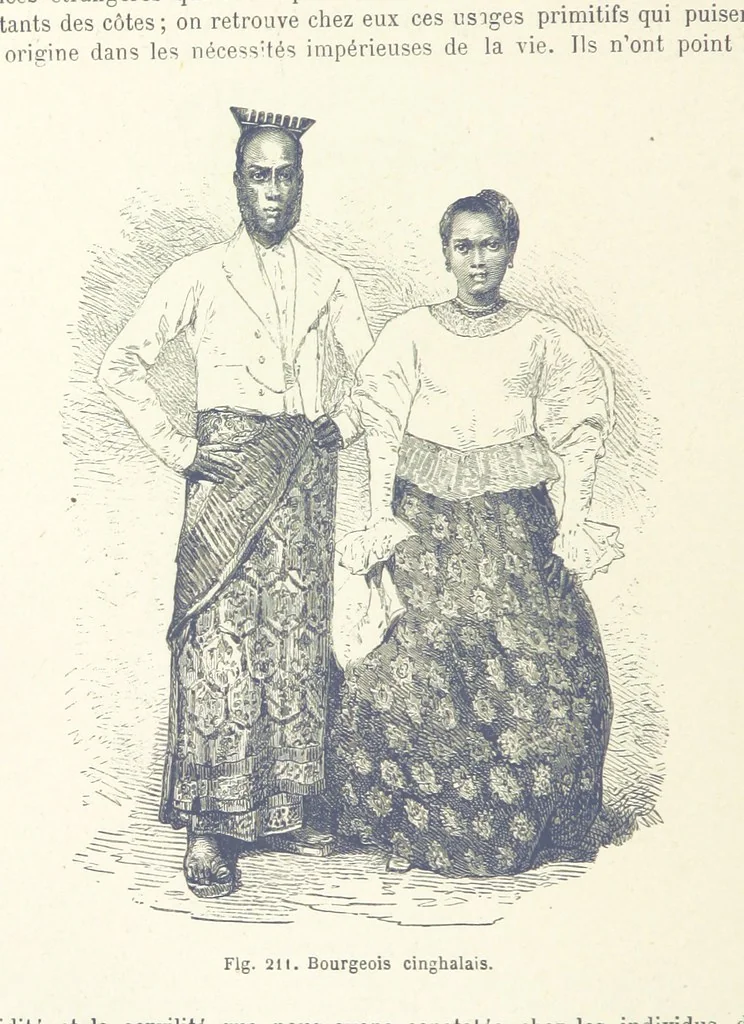 An illustration from Les Races Humaines ... Ouvrage illustré de 334 gravures dessinées sur bois, et de 8 chromo-lithographies, etc, 1872, leaf 416