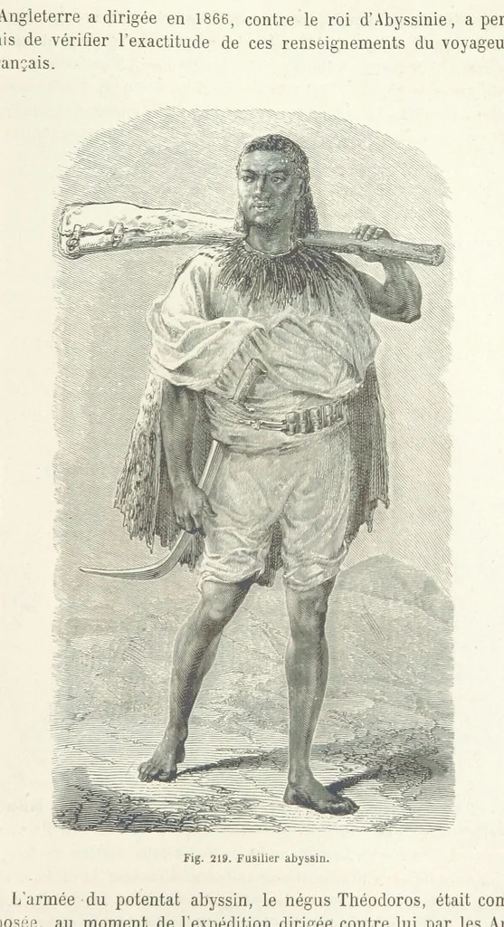 An illustration from Les Races Humaines ... Ouvrage illustré de 334 gravures dessinées sur bois, et de 8 chromo-lithographies, etc, 1872, leaf 427