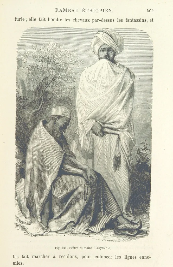 An illustration from Les Races Humaines ... Ouvrage illustré de 334 gravures dessinées sur bois, et de 8 chromo-lithographies, etc, 1872, leaf 429