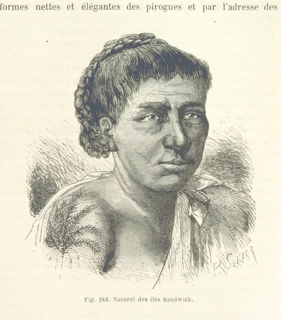 An illustration from Les Races Humaines ... Ouvrage illustré de 334 gravures dessinées sur bois, et de 8 chromo-lithographies, etc, 1872, leaf 479