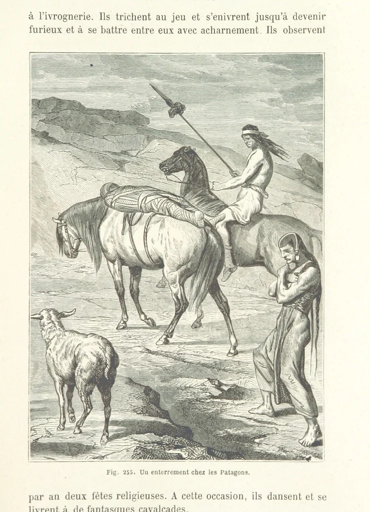 An illustration from Les Races Humaines ... Ouvrage illustré de 334 gravures dessinées sur bois, et de 8 chromo-lithographies, etc, 1872, leaf 511