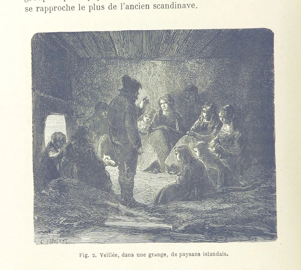 An illustration from Les Races Humaines ... Ouvrage illustré de 334 gravures dessinées sur bois, et de 8 chromo-lithographies, etc, 1872, leaf 54