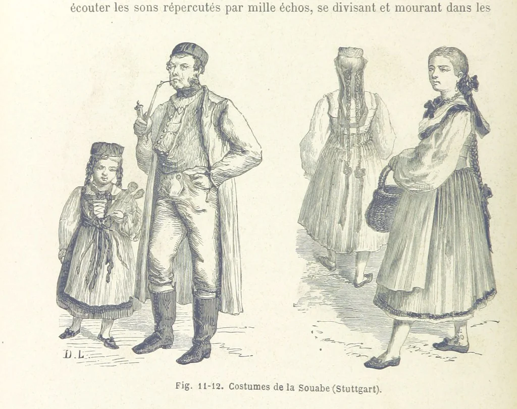 An illustration from Les Races Humaines ... Ouvrage illustré de 334 gravures dessinées sur bois, et de 8 chromo-lithographies, etc, 1872, leaf 62