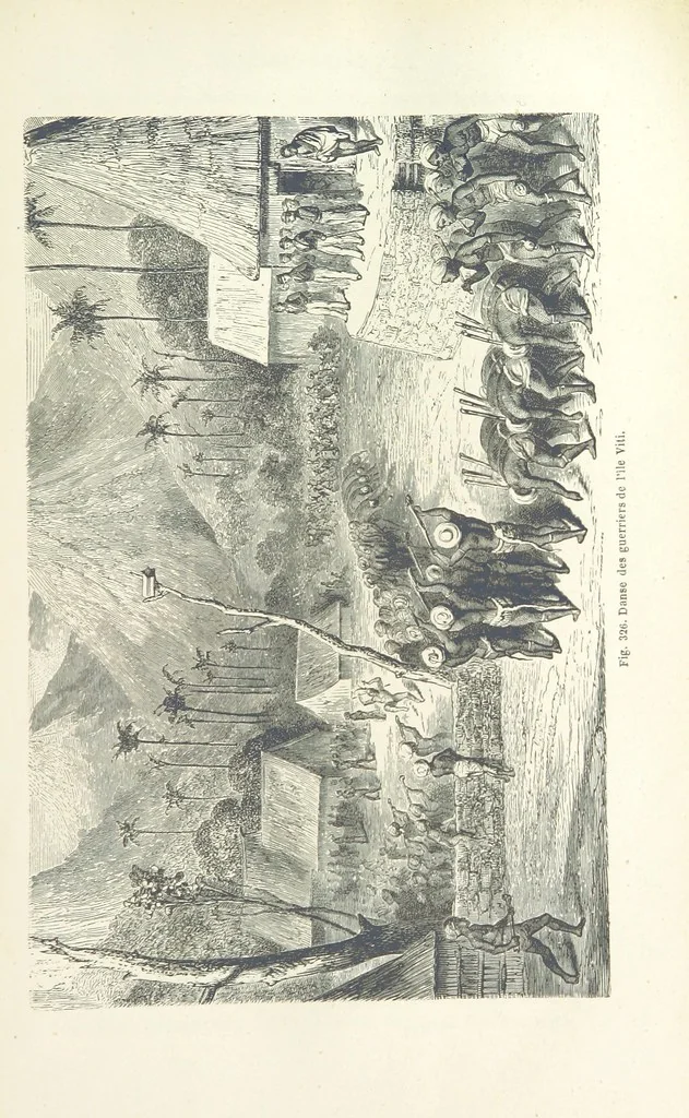 An illustration from Les Races Humaines ... Ouvrage illustré de 334 gravures dessinées sur bois, et de 8 chromo-lithographies, etc, 1872, leaf 641