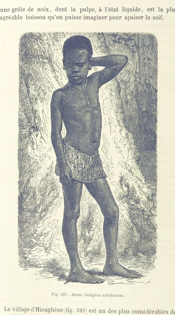 An illustration from Les Races Humaines ... Ouvrage illustré de 334 gravures dessinées sur bois, et de 8 chromo-lithographies, etc, 1872, leaf 644