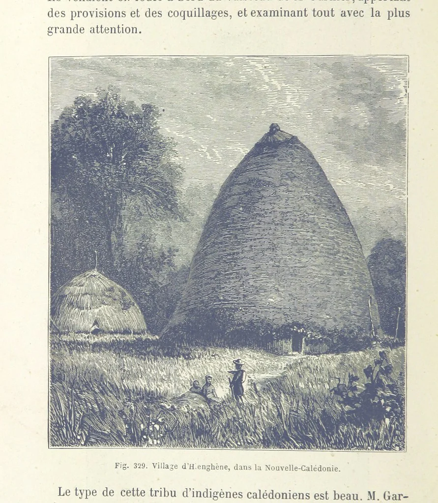 An illustration from Les Races Humaines ... Ouvrage illustré de 334 gravures dessinées sur bois, et de 8 chromo-lithographies, etc, 1872, leaf 646