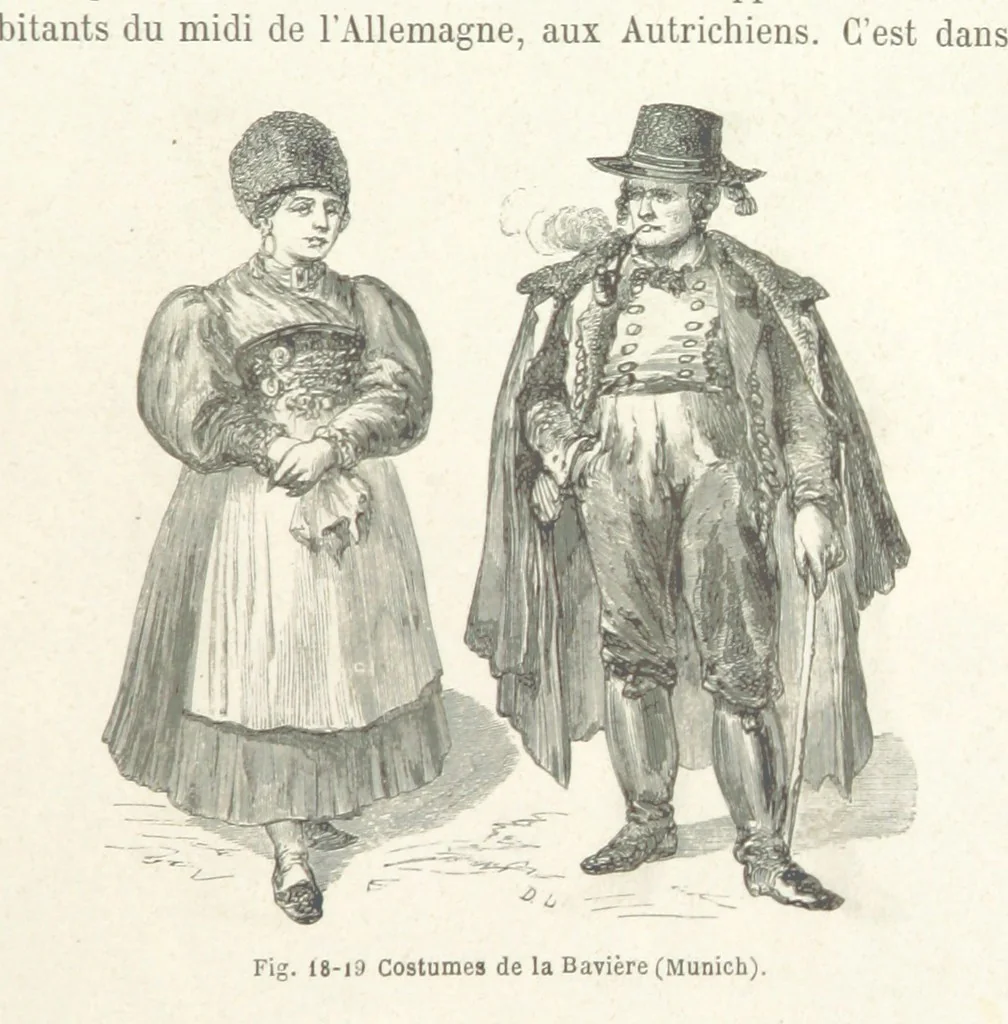 An illustration from Les Races Humaines ... Ouvrage illustré de 334 gravures dessinées sur bois, et de 8 chromo-lithographies, etc, 1872, leaf 67