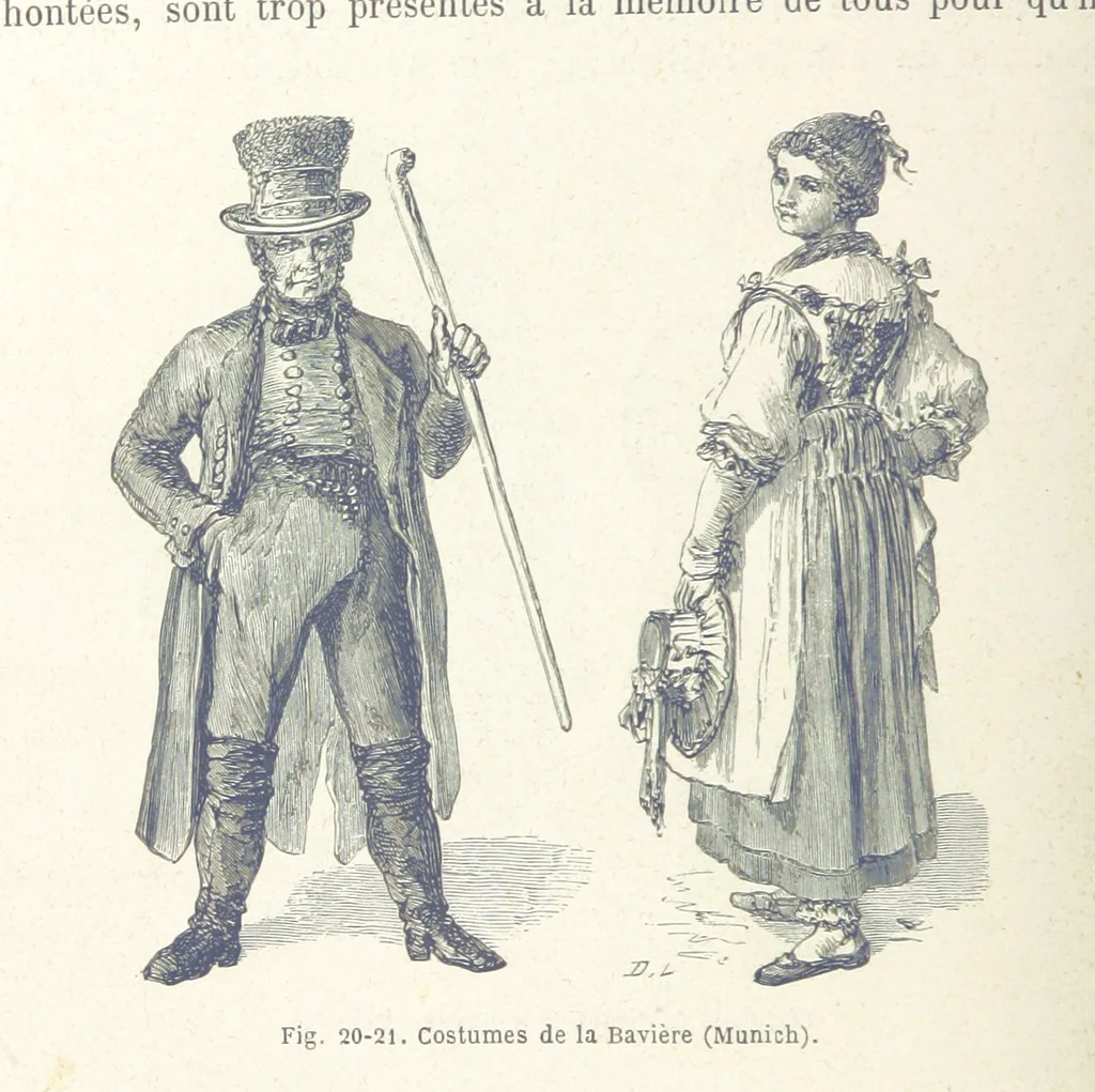 An illustration from Les Races Humaines ... Ouvrage illustré de 334 gravures dessinées sur bois, et de 8 chromo-lithographies, etc, 1872, leaf 68