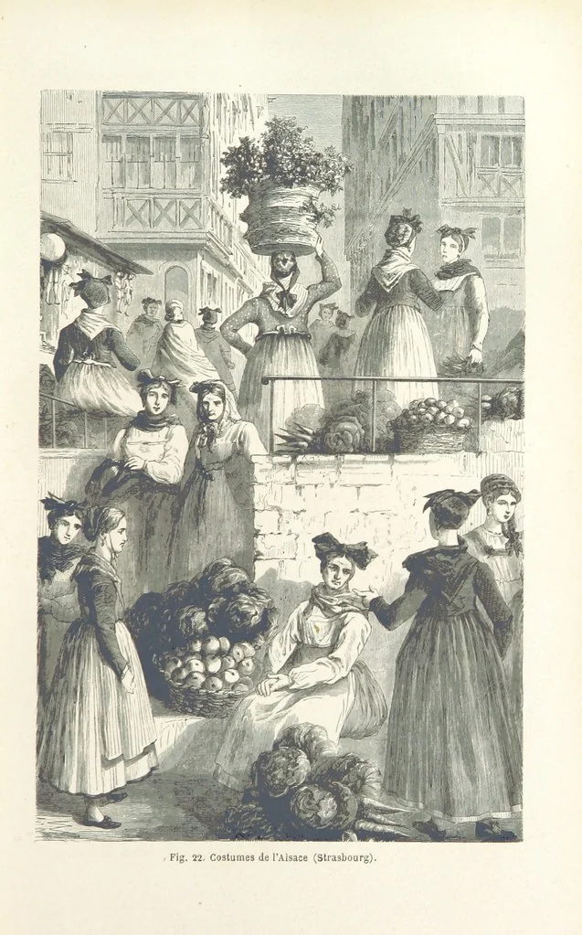An illustration from Les Races Humaines ... Ouvrage illustré de 334 gravures dessinées sur bois, et de 8 chromo-lithographies, etc, 1872, leaf 69
