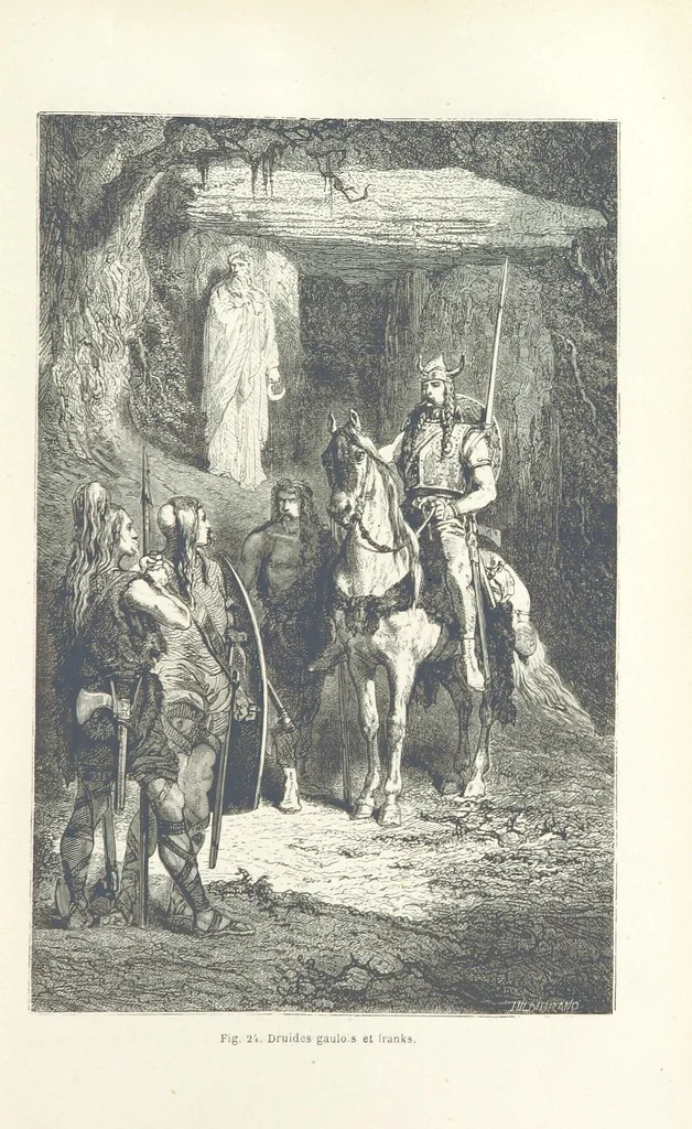 An illustration from Les Races Humaines ... Ouvrage illustré de 334 gravures dessinées sur bois, et de 8 chromo-lithographies, etc, 1872, leaf 85