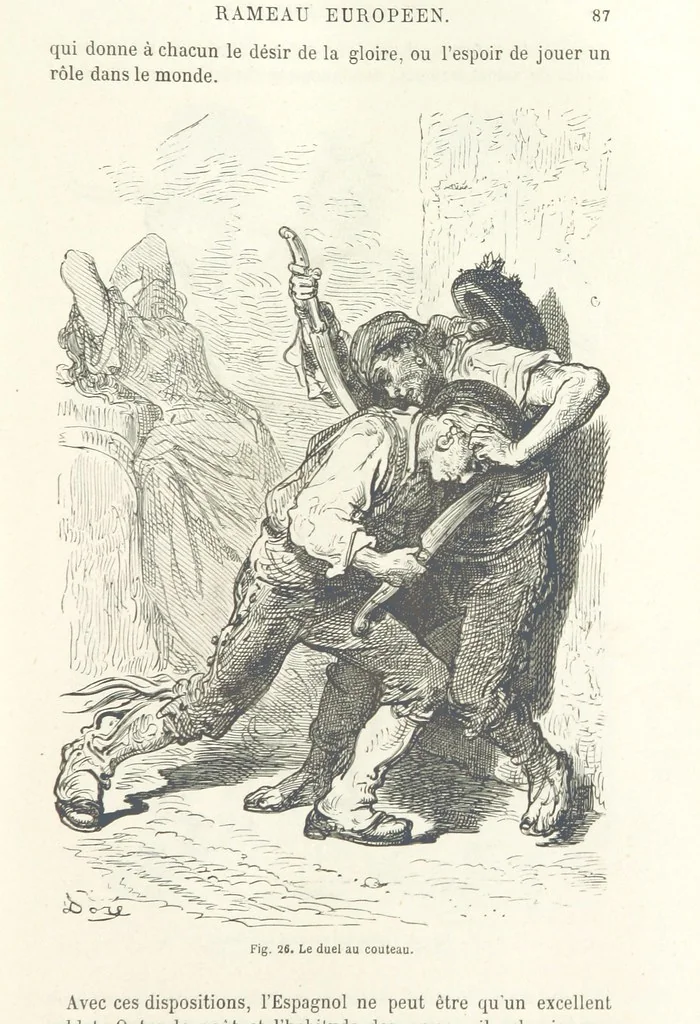 An illustration from Les Races Humaines ... Ouvrage illustré de 334 gravures dessinées sur bois, et de 8 chromo-lithographies, etc, 1872, leaf 99