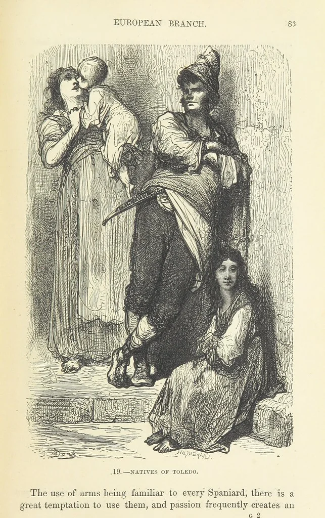 An illustration from The Human Race, ... illustrated by ... engravings on wood, and ... chromolithographs, 1872, leaf 111