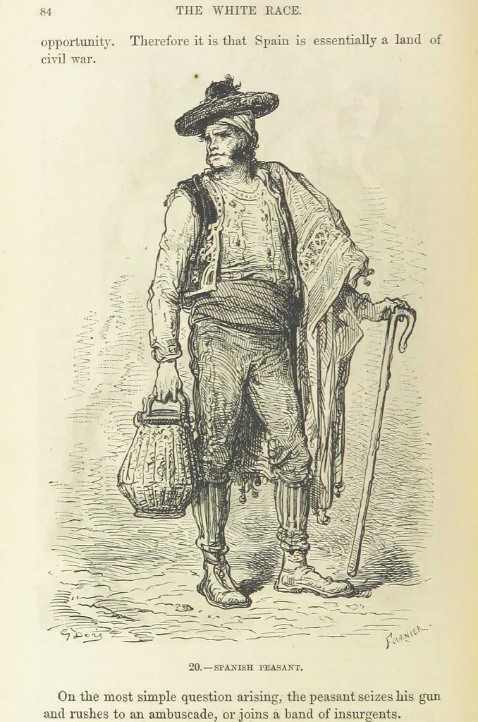 An illustration from The Human Race, ... illustrated by ... engravings on wood, and ... chromolithographs, 1872, leaf 112