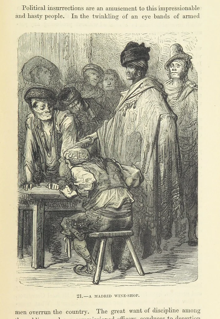An illustration from The Human Race, ... illustrated by ... engravings on wood, and ... chromolithographs, 1872, leaf 113