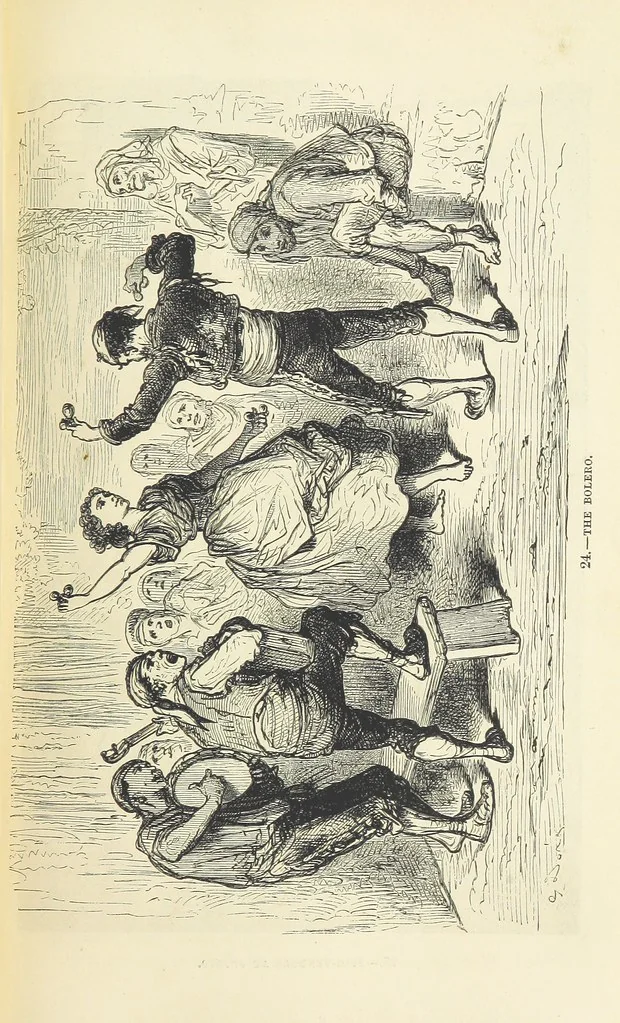 An illustration from The Human Race, ... illustrated by ... engravings on wood, and ... chromolithographs, 1872, leaf 119