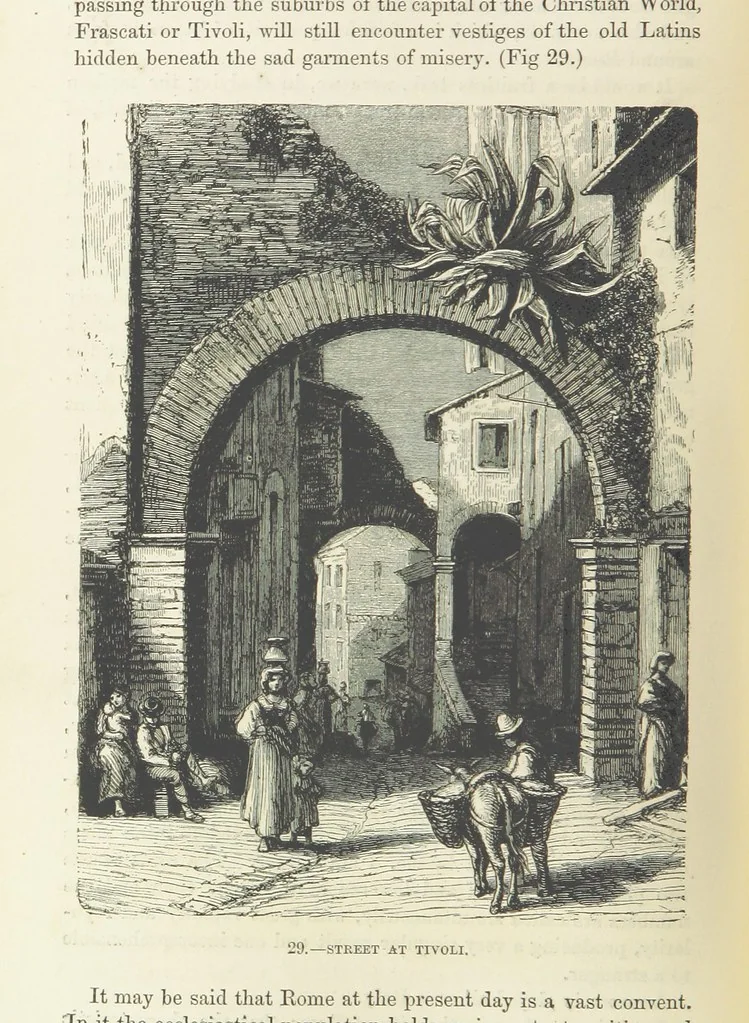 An illustration from The Human Race, ... illustrated by ... engravings on wood, and ... chromolithographs, 1872, leaf 126
