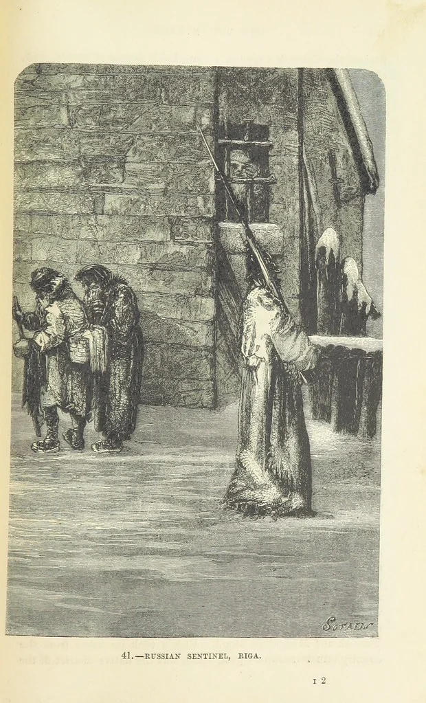 An illustration from The Human Race, ... illustrated by ... engravings on wood, and ... chromolithographs, 1872, leaf 143