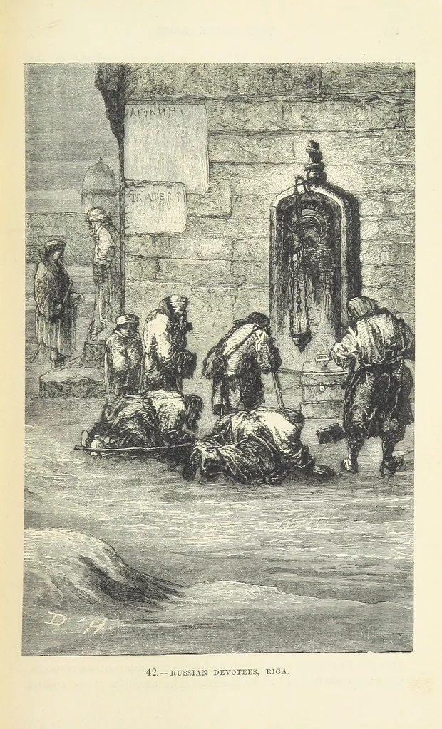 An illustration from The Human Race, ... illustrated by ... engravings on wood, and ... chromolithographs, 1872, leaf 145