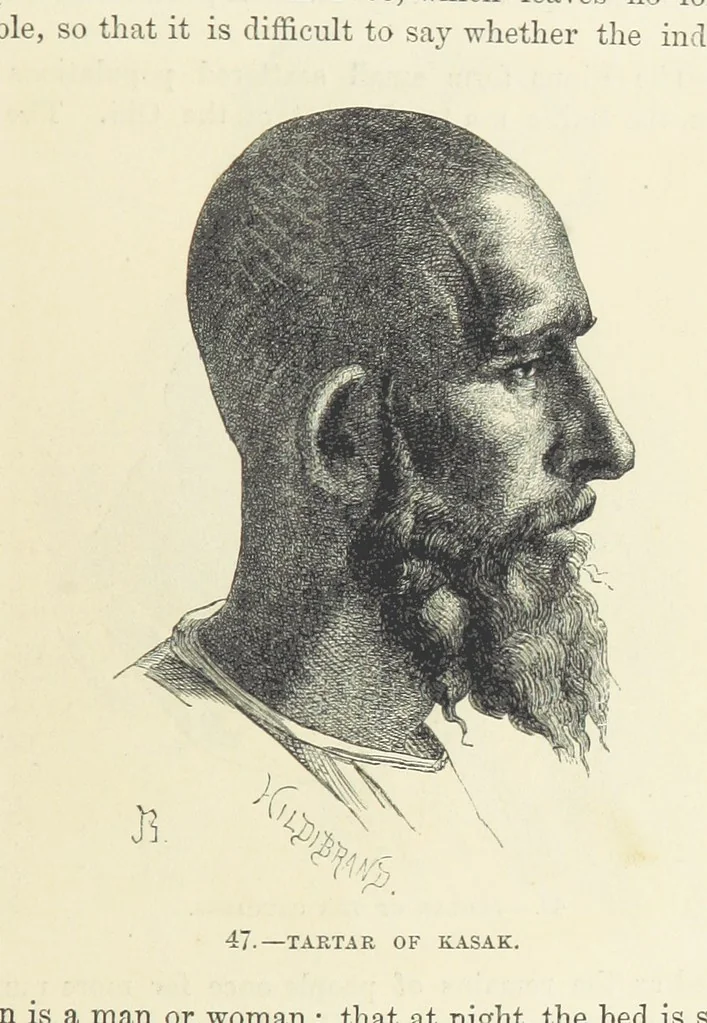 An illustration from The Human Race, ... illustrated by ... engravings on wood, and ... chromolithographs, 1872, leaf 153