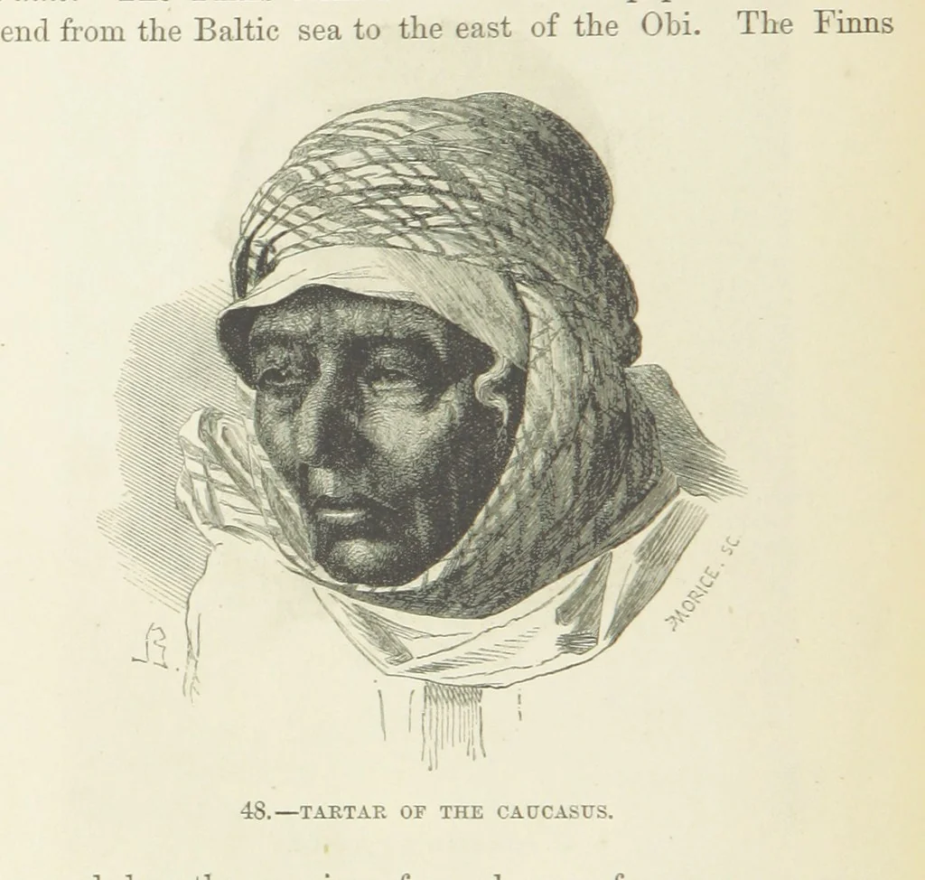 An illustration from The Human Race, ... illustrated by ... engravings on wood, and ... chromolithographs, 1872, leaf 154
