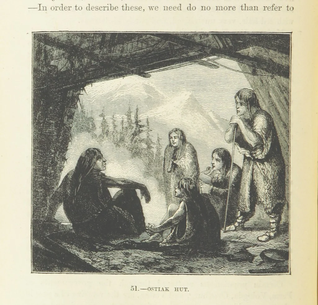 An illustration from The Human Race, ... illustrated by ... engravings on wood, and ... chromolithographs, 1872, leaf 158