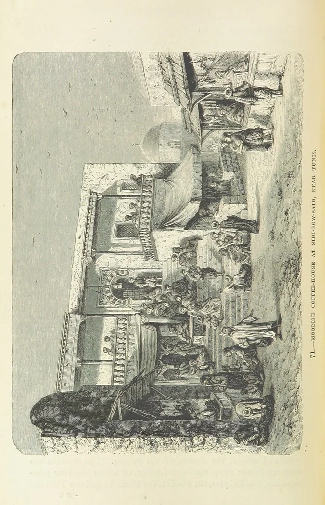 An illustration from The Human Race, ... illustrated by ... engravings on wood, and ... chromolithographs, 1872, leaf 194