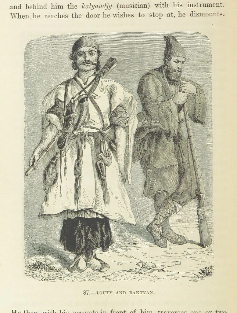 An illustration from The Human Race, ... illustrated by ... engravings on wood, and ... chromolithographs, 1872, leaf 228
