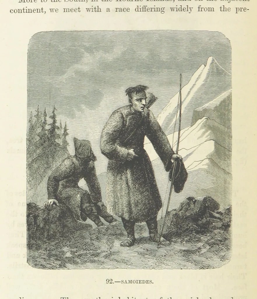 An illustration from The Human Race, ... illustrated by ... engravings on wood, and ... chromolithographs, 1872, leaf 240