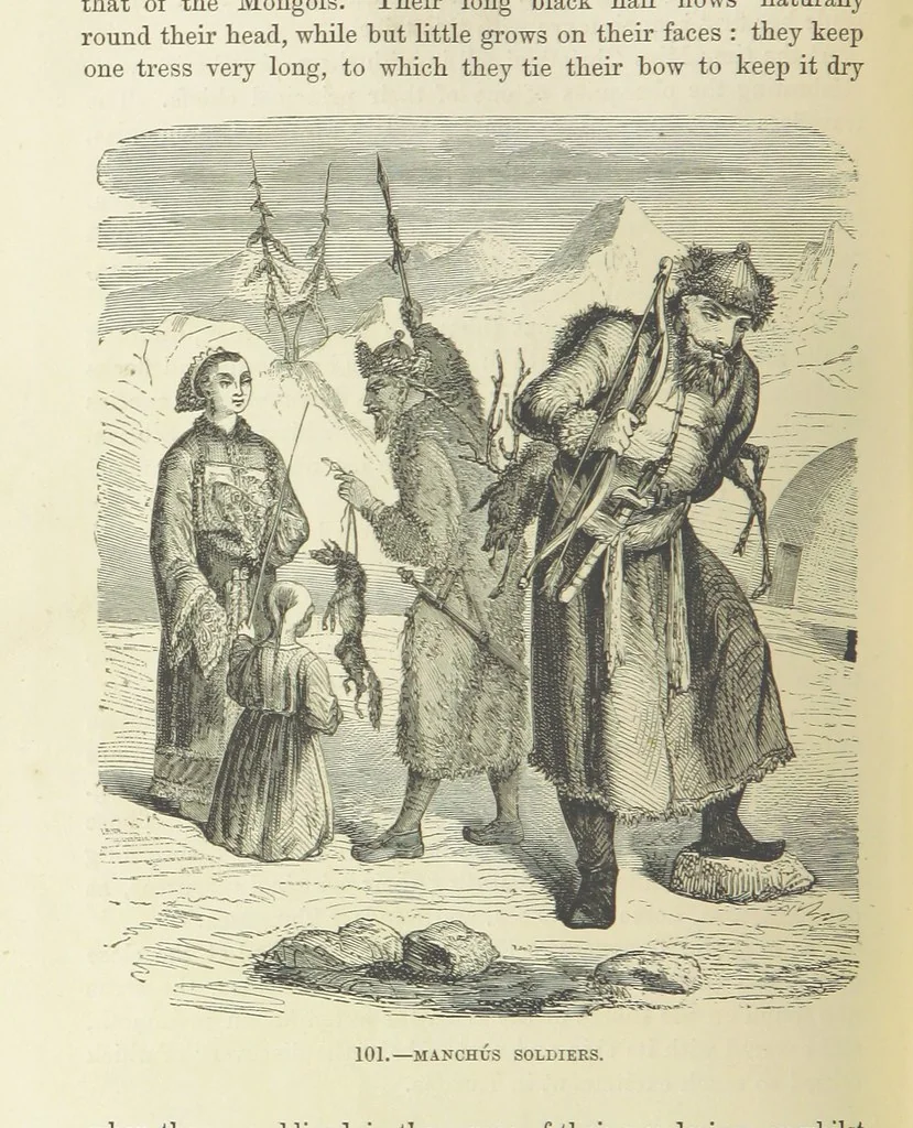 An illustration from The Human Race, ... illustrated by ... engravings on wood, and ... chromolithographs, 1872, leaf 254