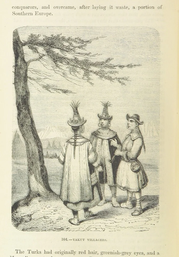 An illustration from The Human Race, ... illustrated by ... engravings on wood, and ... chromolithographs, 1872, leaf 262
