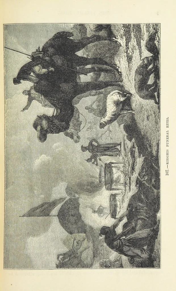 An illustration from The Human Race, ... illustrated by ... engravings on wood, and ... chromolithographs, 1872, leaf 269