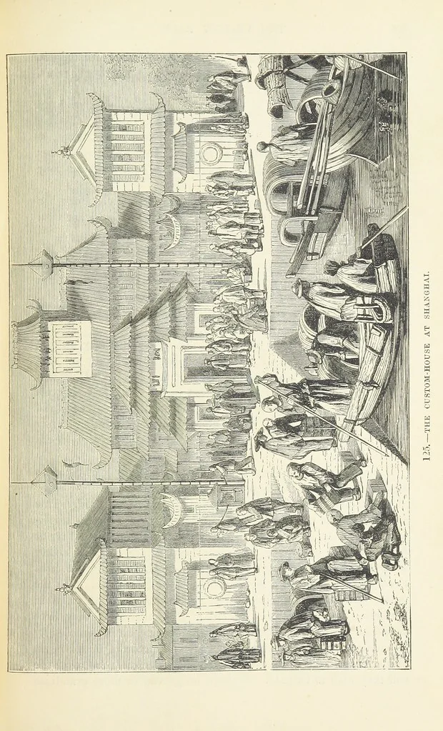 An illustration from The Human Race, ... illustrated by ... engravings on wood, and ... chromolithographs, 1872, leaf 309
