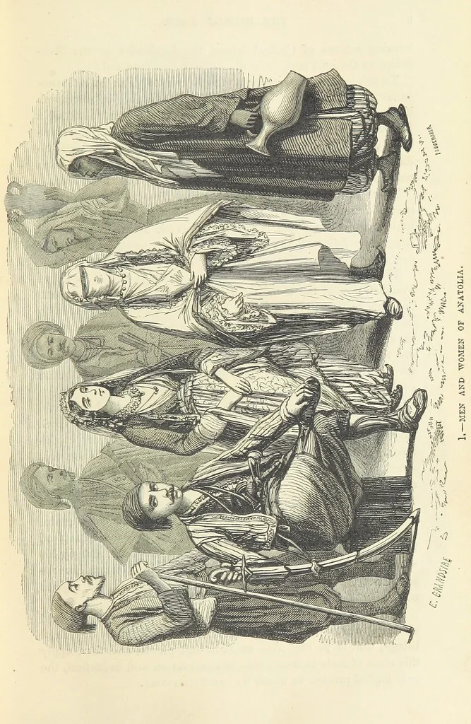 An illustration from The Human Race, ... illustrated by ... engravings on wood, and ... chromolithographs, 1872, leaf 31