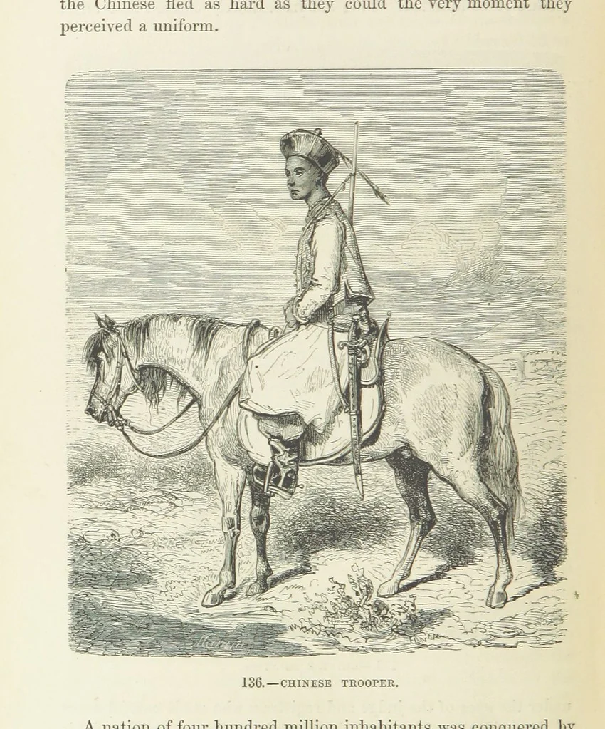 An illustration from The Human Race, ... illustrated by ... engravings on wood, and ... chromolithographs, 1872, leaf 334