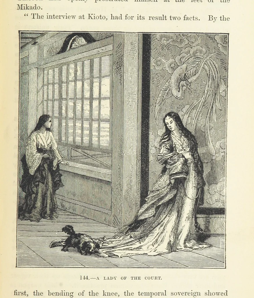 An illustration from The Human Race, ... illustrated by ... engravings on wood, and ... chromolithographs, 1872, leaf 351