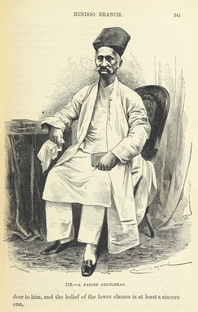 An illustration from The Human Race, ... illustrated by ... engravings on wood, and ... chromolithographs, 1872, leaf 375