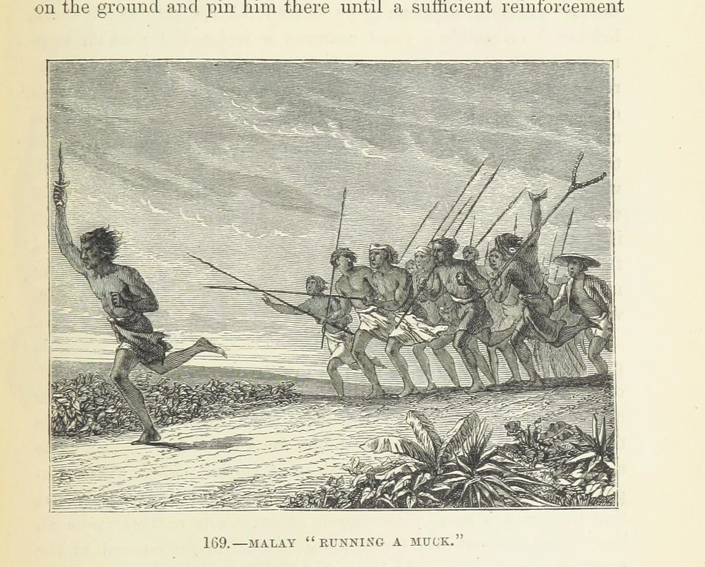 An illustration from The Human Race, ... illustrated by ... engravings on wood, and ... chromolithographs, 1872, leaf 401